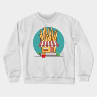 French Fries Shop Crewneck Sweatshirt